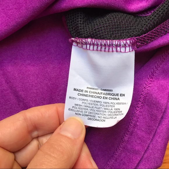 Nike Long Sleeve Fuchsia Black Work Out Top, EUC, M - Picture 12 of 15